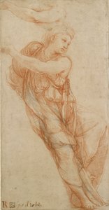 Den frygiska sibylla, tidigt 1500-tal av Raphael