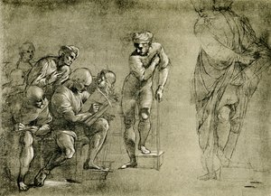Pythagorasgruppen från Atens skola av Raffaello Sanzio Raphael