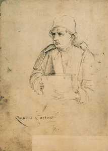 Quinto Curzio Rufo; teckning av Raphael. Gallerie dellAccademia, Venedig av Raffaello Sanzio Raphael