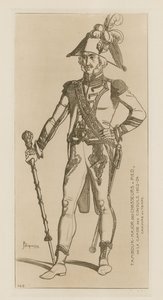 Trummajor av chassörer en pied av konsulgardet, 1802-04 av Raphael Jacquemin