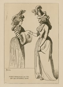 Fransk mode 1791 av Raphael Jacquemin