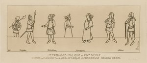 Italienska tecken från 1300-talet av Raphael Jacquemin