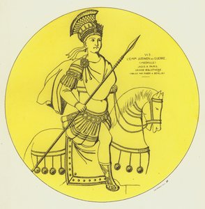 Kejsar Justinianus i krig av Raphael Jacquemin