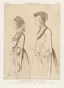 Adliga kvinnor, 1510-1520 av Raphael Jacquemin