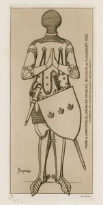 Pierre de Chantemelle, fransk riddare, Lord of Flavacourt, 1352. av Raphael Jacquemin