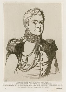 Prins Pierre Michailovitj Wolkonskij av Raphael Jacquemin
