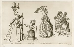 Kvinnor i Paris, 1774-79 av Raphael Jacquemin