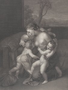 Välgörenhet med tre små barn, 1795.
