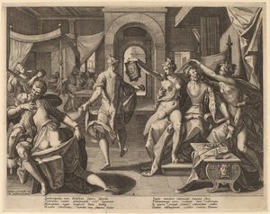 Sardanapalus bland konkubinerna, 1589.