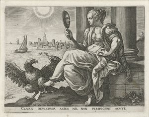 Syn De fem sinnena (serietitel) av Raphaël Sadeler (I)