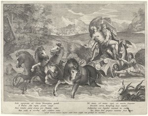 Rån av Proserpina av Raphaël Sadeler (II)