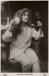 Doris Beresford, brittisk skådespelerska, ca 1900-talet. av Rapid Photo Company