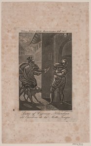 Scen av Cypresse-Knudsen. Extra koppar till Rosenbladene No. 6, 1837 av Rasmus Nicolai Nielsen