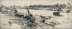 Port Henri IV, 1915 av Raymond Ray Jones