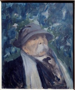 Porträtt av Georges Clemenceau (1841-1929) politiker. Målning av Raymond Woog (1875-1949), 1900-talet. Olja på trä. Mått: 0,45 x 0,38 m. Paris, Musée Carnavalet. Försiktig! Användning av detta verk kan vara föremål för en begäran om tillstånd från tredje p av Raymond Woog