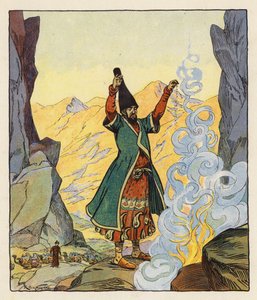 Les Mille et Une Nuits / Tusen och en natt (färglitografi)