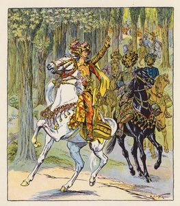 Les Mille et Une Nuits / Tusen och en natt (färglitografi)