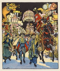 Les Mille et Une Nuits / Tusen och en natt (färglitografi)