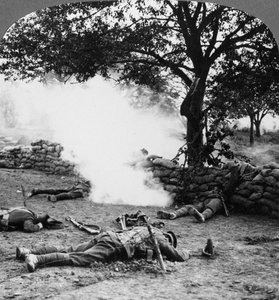Första världskrigets slagfältsplats, 1914-1918.