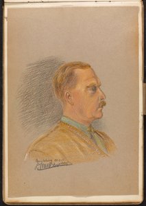 Porträtt av en brittisk officer, juli 1915 (teckning) av Reginald Copleston Bond