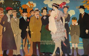 Några rävar och en druva, c1887-1924, 1924