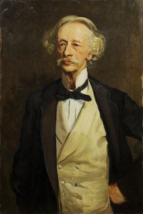 Porträtt av poeten Coventry Patmore 1823-1896.