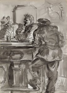 Barfilosof av Reginald Marsh