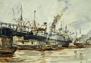Dock Scene av Reginald Marsh