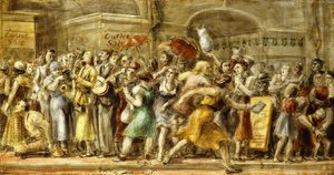Fjortonde gatan av Reginald Marsh