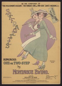 Humoristisk One or Two Step av Montague Ewing, notomslag (färg litho) av Reginald Rigby