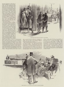 Besökande damer i underhuset (litografi)