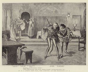 Mr H A Jones nya pjäs "The Tempter" på Haymarket, akt II (lito) av Reginald Thomas Cleaver