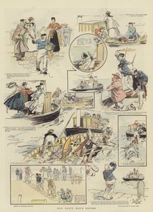 Vår lyckliga dags utflykt (chromolitho) av Reginald Thomas Cleaver