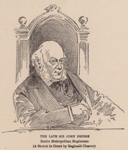 The Late Sir John Bridge (litografi) av Reginald Thomas Cleaver