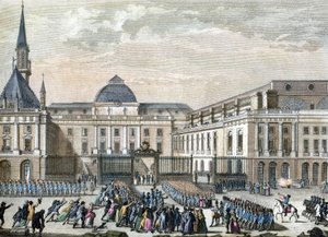 Bailly vid parlamentet i Paris. 1794-1804 (gravyr)