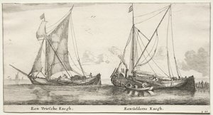Ships of Amsterdam: A Frisian Bilander. En Gelderland Bilander.