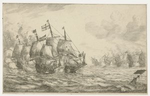 sjöslag New Ship Batalien (serietitel) av Reinier Nooms