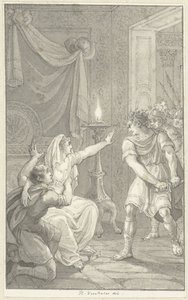 Caracalla dödar sin bror Geta i deras mammas sovrum