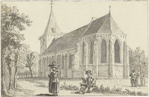 Zeists kyrka av Reinier Vinkeles (I)