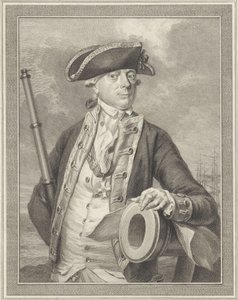 Amiral Jan Hendrik van Kinsbergen 1735-1819, greve av Dogger Bank, 1781 av Reinier Vinkeles