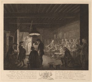 Ritakademin i Amsterdam av Reinier Vinkeles