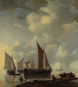 Kustscenen, mitten av 1600-talet. av Reinier Zeeman