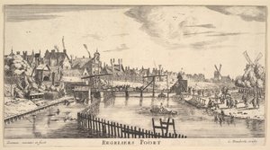 Regulators Gate, mitten av 1600-talet. av Reinier Zeeman