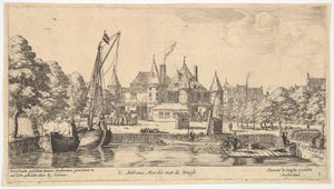 S. Anthonis Marckt med de Waegh, 1600-talet. av Reinier Zeeman
