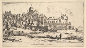 Vy över Conflans, 1600-talet. av Reinier Zeeman