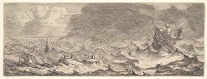 Vatten, från serien De fyra elementen, 1600-talet. av Reinier Zeeman