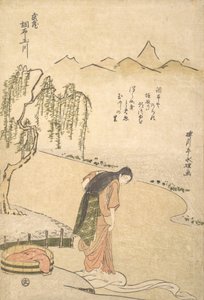 Chofu Tamagawa, Musashi-provinsen, va? 1791. , mygga. 1791. av Chōkyōsai Eiri
