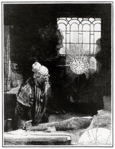 Goethes Faust - av Rembrandt Harmensz. van Rijn (after)