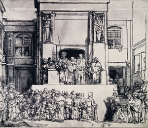 Kristus presenterad för folket, 1655 av Rembrandt van Rijn
