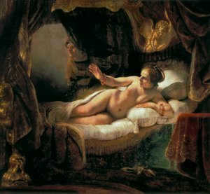 Danae av Rembrandt van Rijn